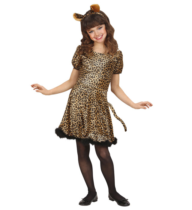 "LEOPARD" (robe avec queue, oreilles)