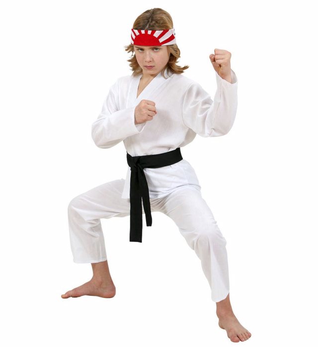 "KARATE KID" (casaque, pantalon, ceinture noire)