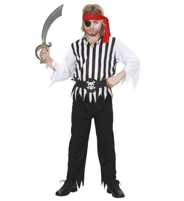"PIRATE" (casaque, pantalon, ceinture, bandeau)