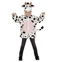 "VACHE EN PELUCHE DOUX" (veste à capuche et masque)