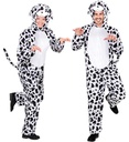 "DALMATIEN AMUSANT" (combinaison à capuche avec masque)