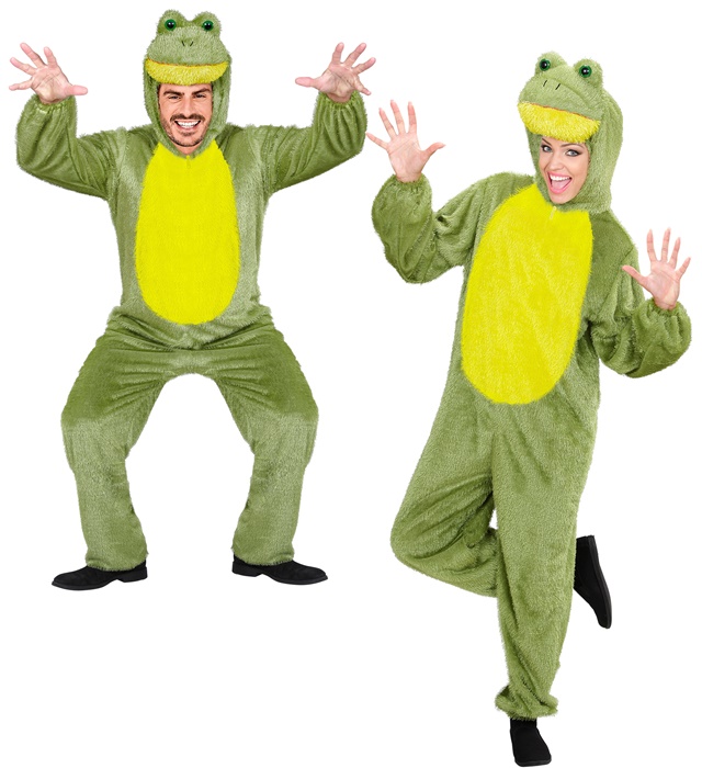 [9961A] "GRENOUILLE AMUSANT" (combinaison à capuche avec masque) (M)