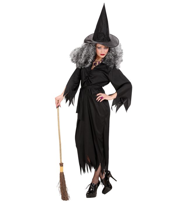 "SORCIERE" (robe, ceinture, chapeau)