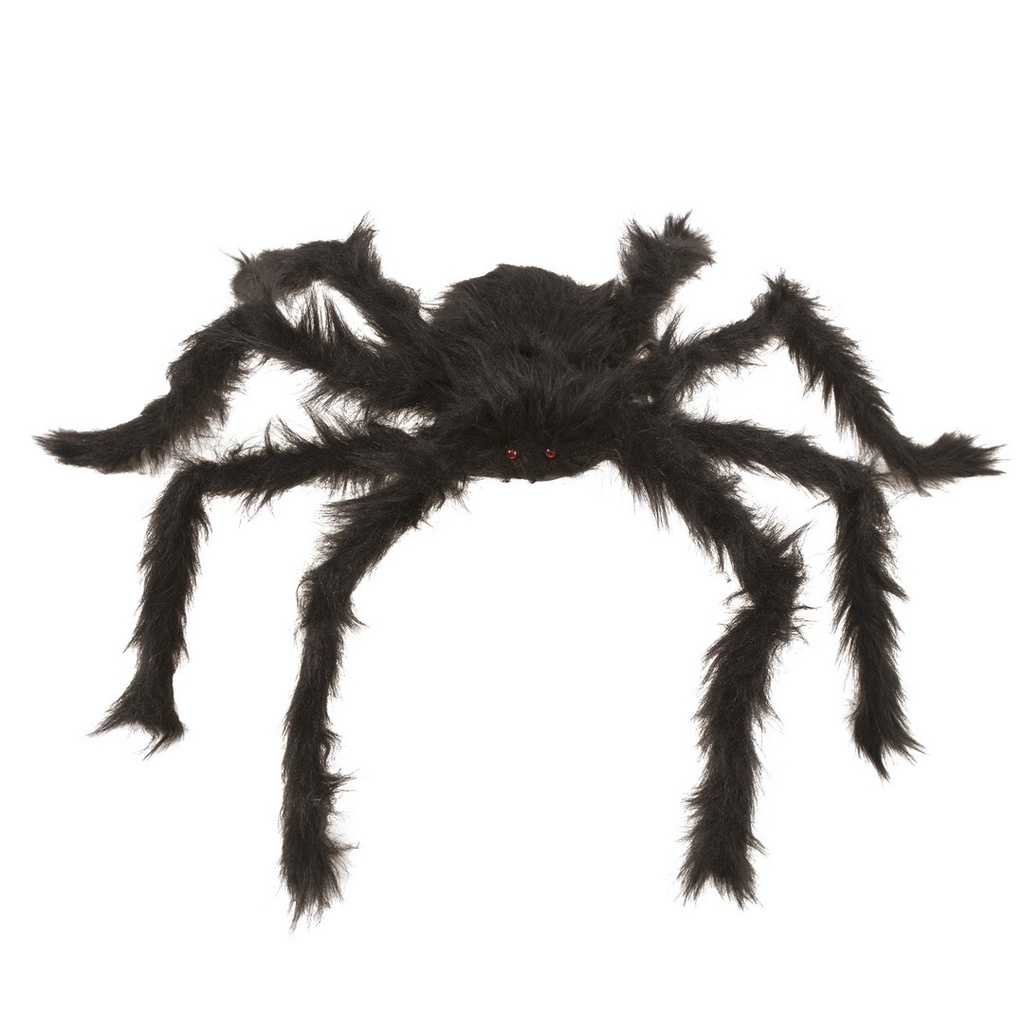 [PTC-10200] Araignée géante - velue, noir - 52cm