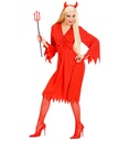 "DEMON FEMME" (robe, ceinture, cornes)