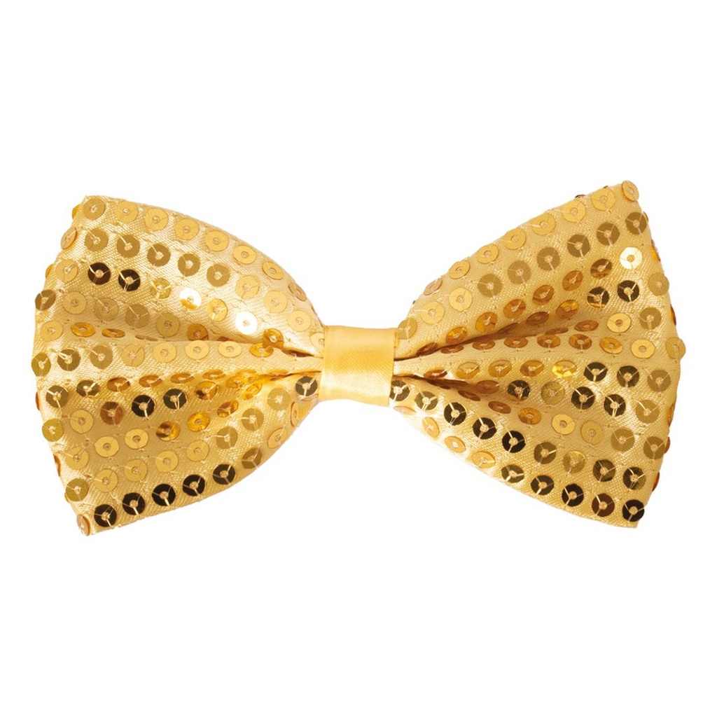 [PTC-11912] Nœud papillon à sequins - or