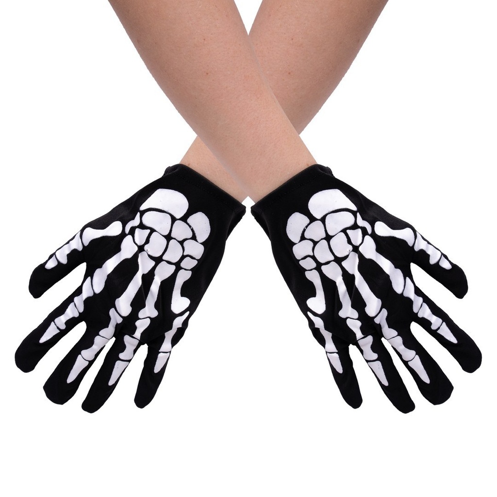 [PTC-13725] Gants courts squelette - adulte