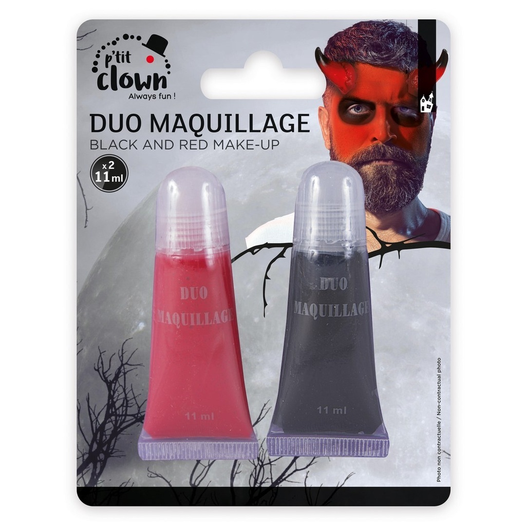 [PTC-14501] Duo maquillage - noir, rouge