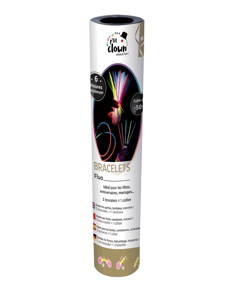 [PTC-14650] Bracelets fluorescents - lot de 50
