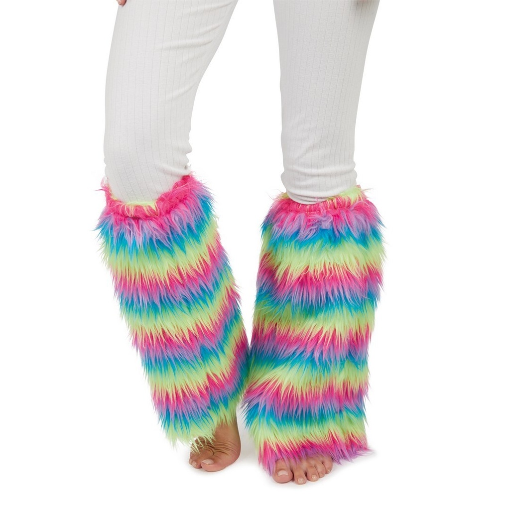 [PTC-21025] Jambières disco peluche - multicolore vif - 40 cm