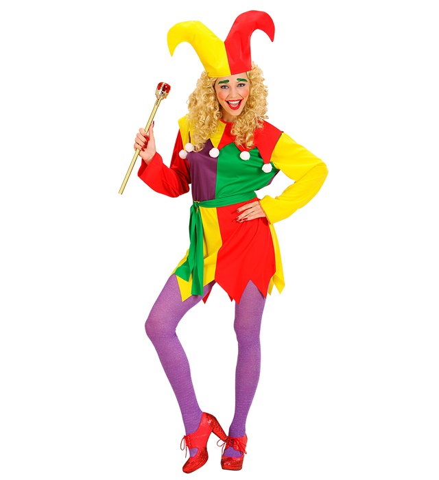 "JOKER" (robe, ceinture, chapeau)