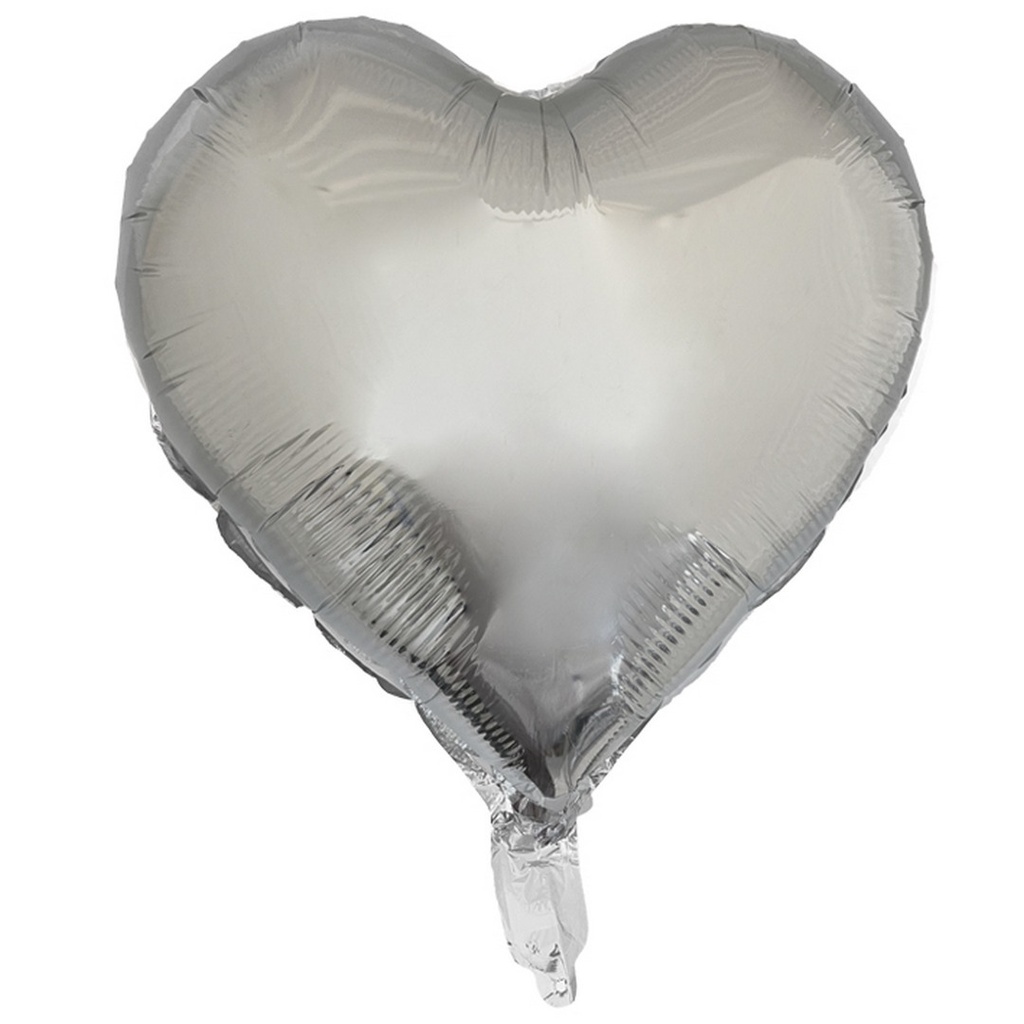 [PTC-22317] Ballon aluminium cœur - argent