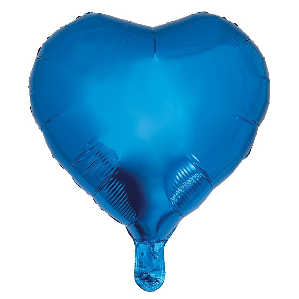 [PTC-22320] Ballon aluminium cœur - bleu