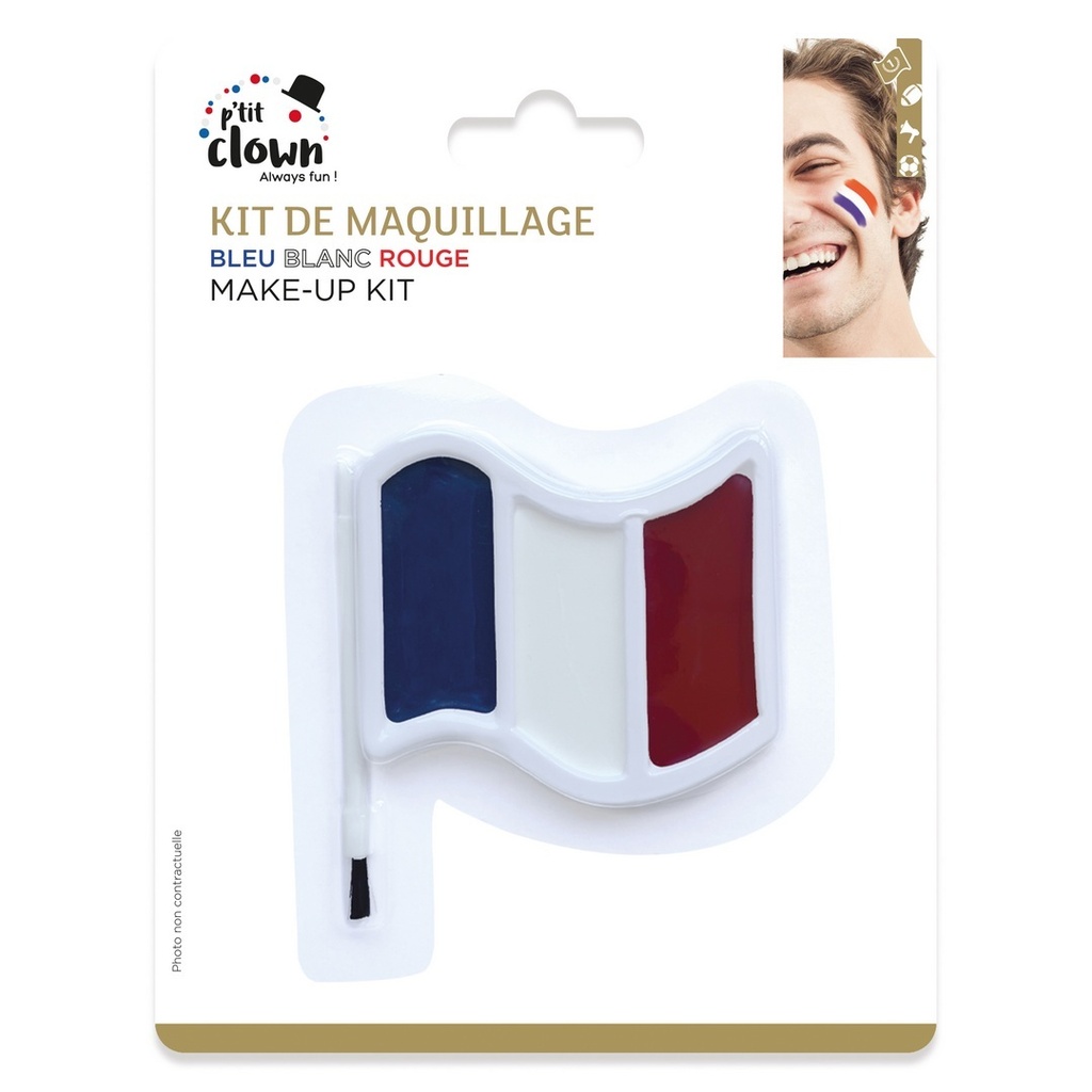 [PTC-22387] Kit maquillage - bleu, blanc, rouge