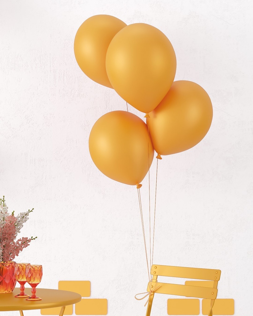 Ballon 30cm - lot de 10 - orange