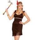 "INDIENNE" (robe, bandeau à plume)
