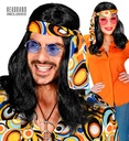 Noire "PERRUQUE 70s DISCO FEVER AVEC BANDEAU" en boite