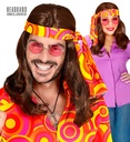 Marron "PERRUQUE 70s DISCO FEVER AVEC BANDEAU" en boite