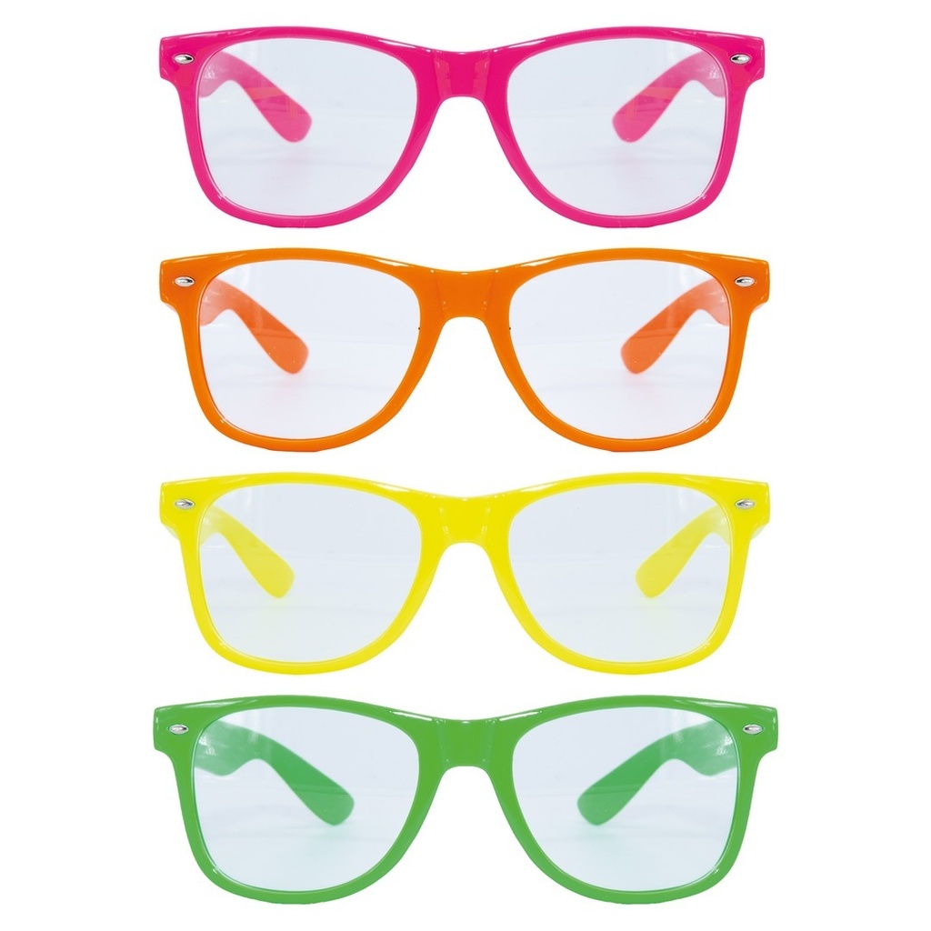 [PTC-22673] Lunettes fluo - lot de 4