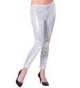 "LEGGINGS ARGENT A PAILLETTES"