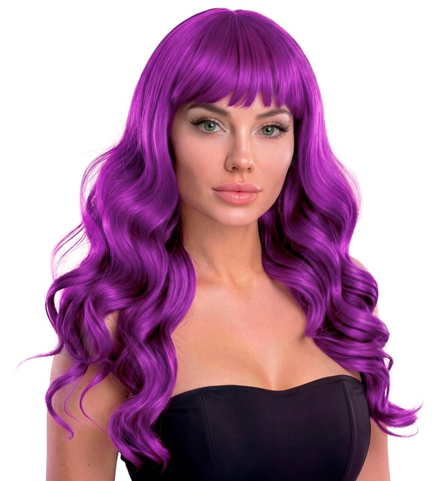 "PERRUQUE BELLE VIOLET" en boite
