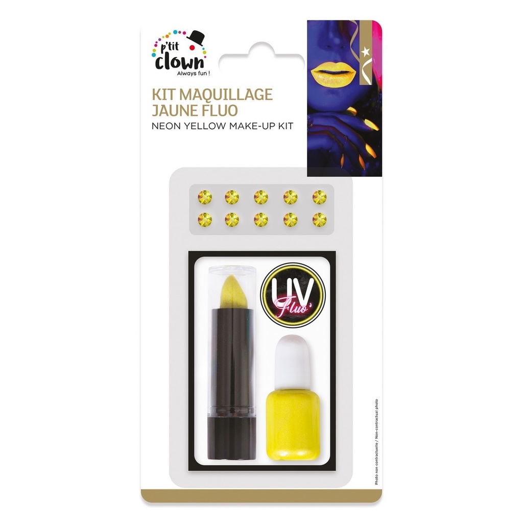 [PTC-23875] Kit maquillage - jaune fluo