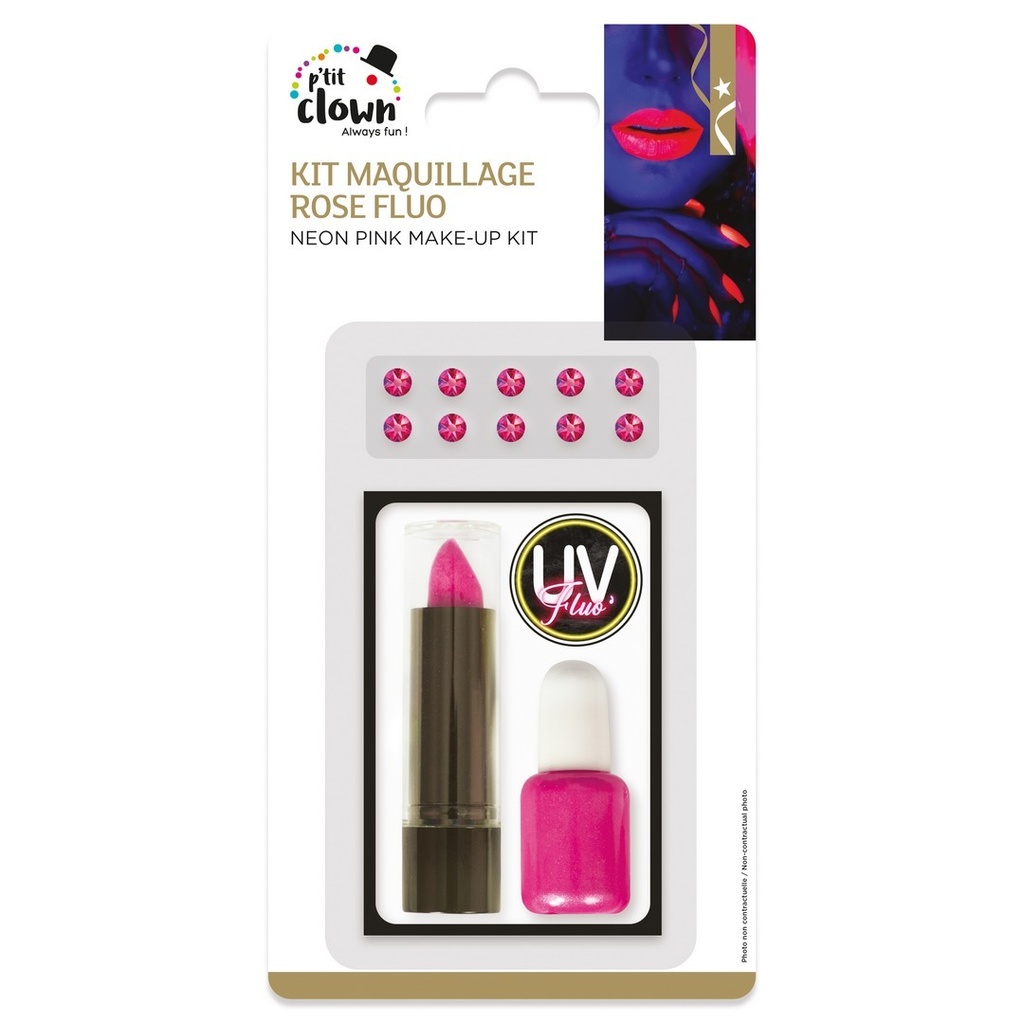 [PTC-23876] Kit maquillage - rose fluo