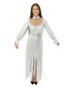 Costume Dame Blanche - blanc, gris - adulte