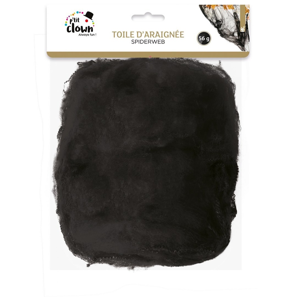 Toile d'araignée - noir - 56g