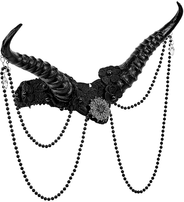 [03015] "SERRE-TÊTE CORNES NOIRES"