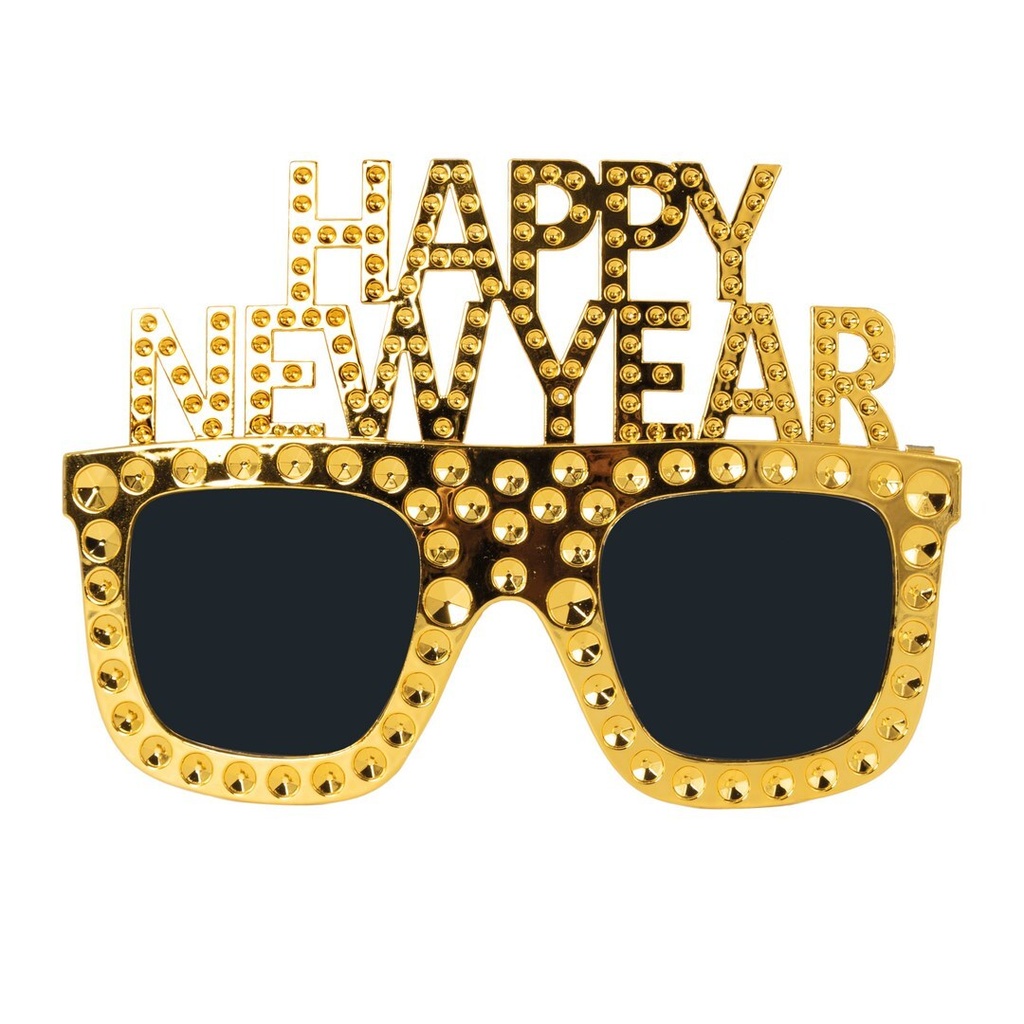 Lunettes Happy New Year" - or"