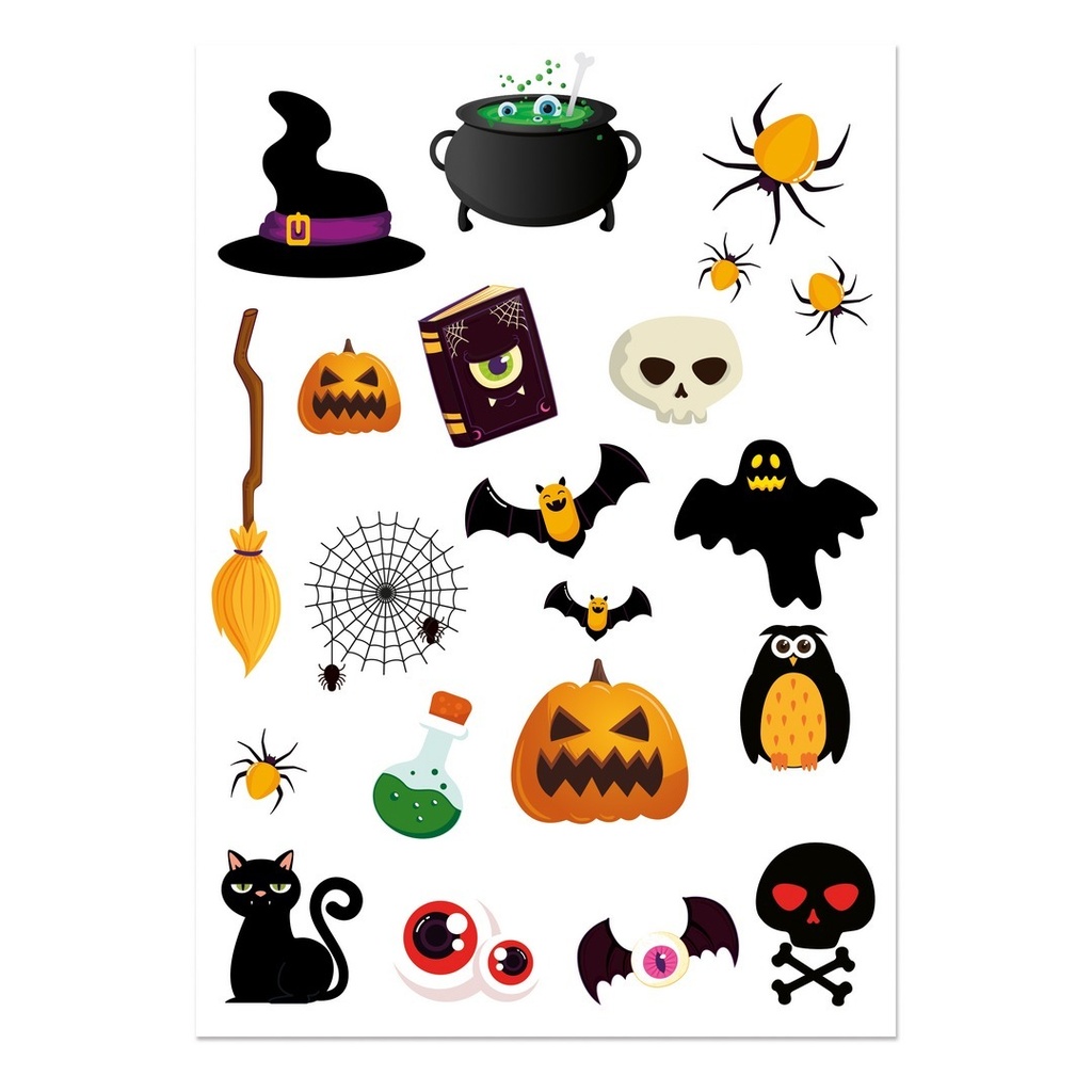Tatouages éphémères Halloween - enfant