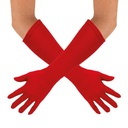 Gants longs - adulte - 40 cm - rouge