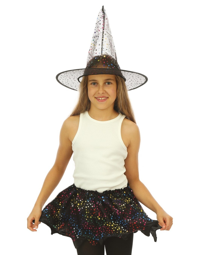 [PTC-42014] Set sorcière étoiles - enfant - multicolore
