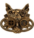 "MASQUE STEAMPUNK LOUP OR"