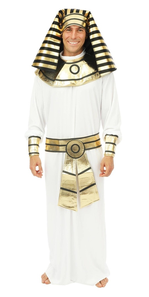 [PTC-44453] Costume pharaon - blanc - adulte (S/M)