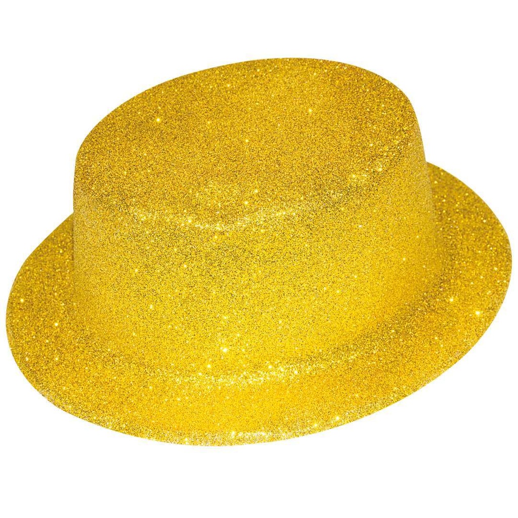 [PTC-63550] Chapeau haut de forme à paillettes - adulte - or