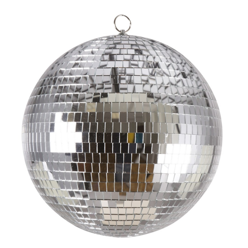 [PTC-71198] Boule à facettes - argent - Ø 30cm