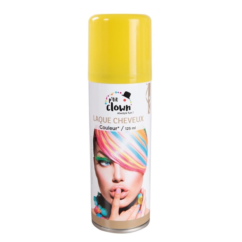 Spray laque cheveux - 125 ml - jaune