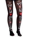 Collant opaque Day of the Dead - noir
