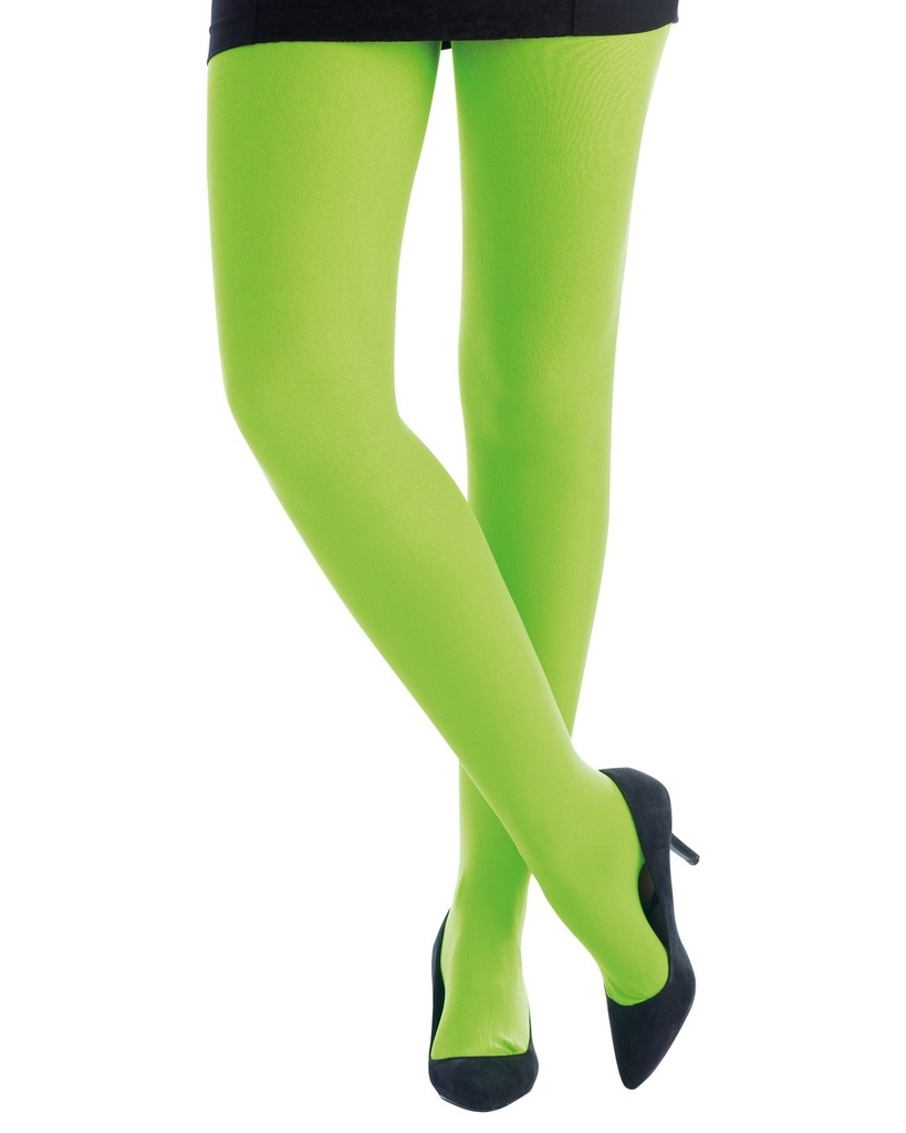[PTC-74702] Collant opaque - vert fluo