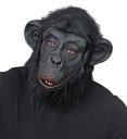 "MASQUE DE CHIMPANZÉ AVEC FOURRURE EN PELUCHE"