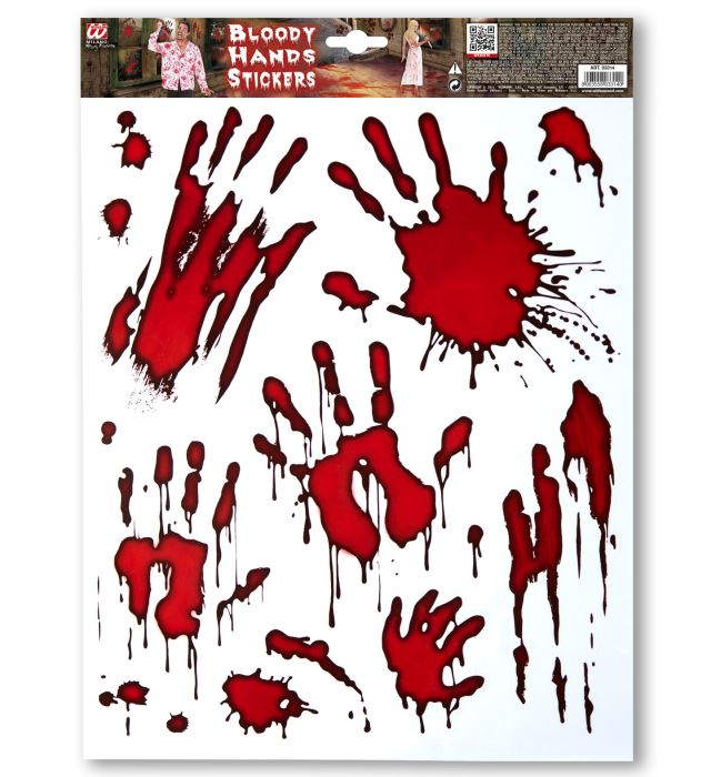 "STICKERS MAINS ENSANGLANTéES"