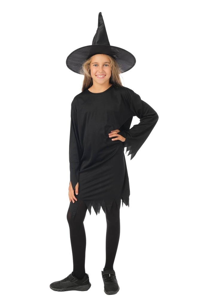 Costume sorcière - enfant - noir