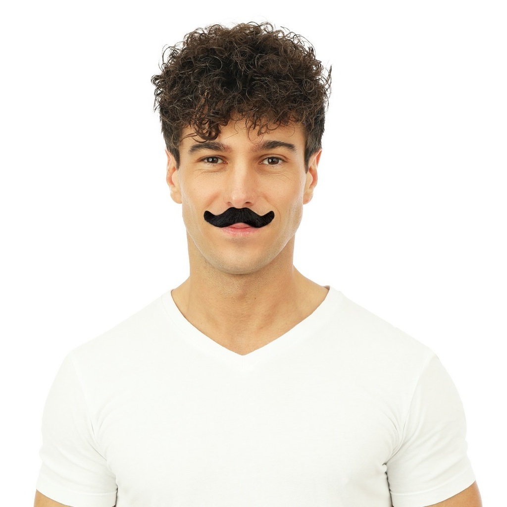 [PTC-89007] Moustache - stylisée, noir