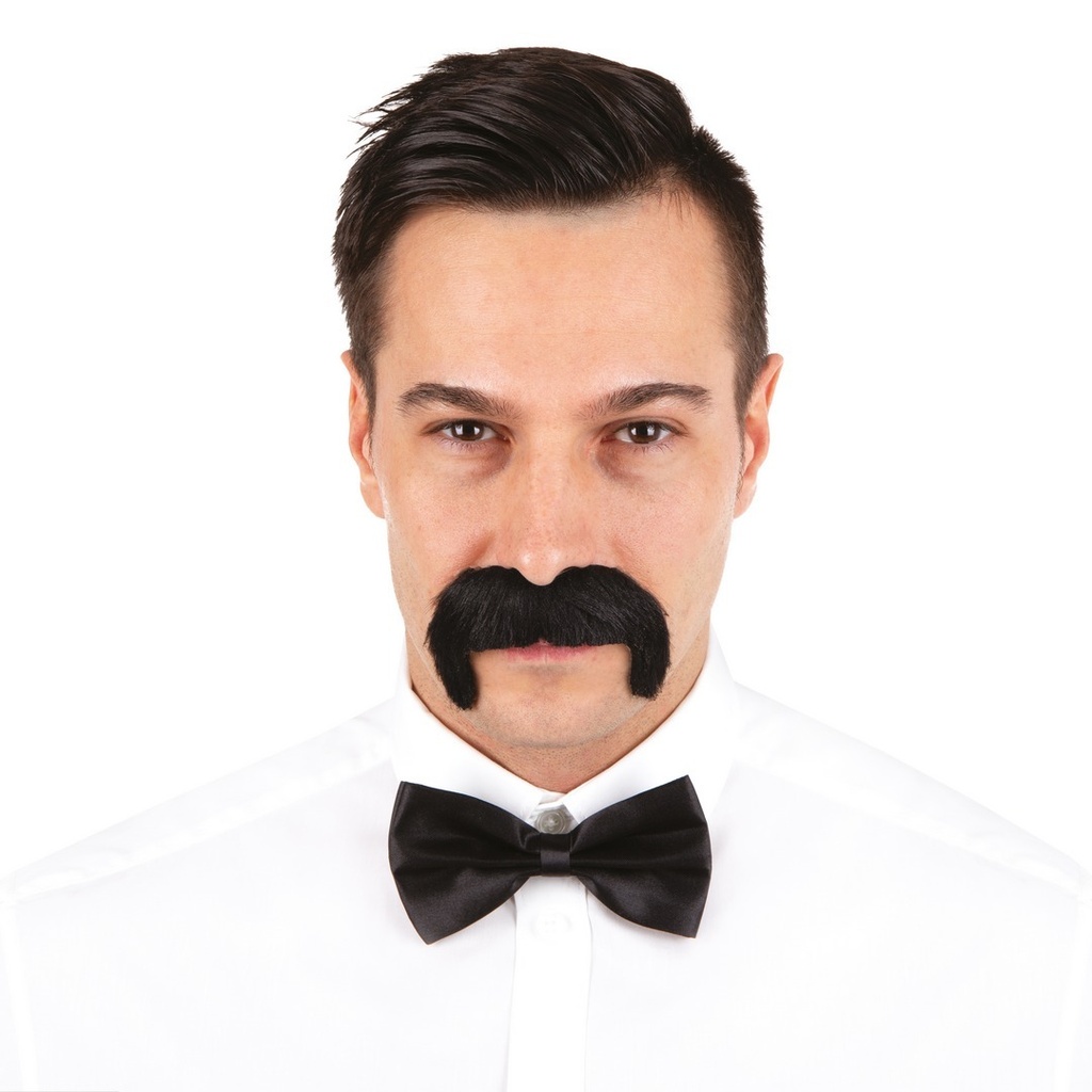 [PTC-89036] Moustache - années 1900, noir