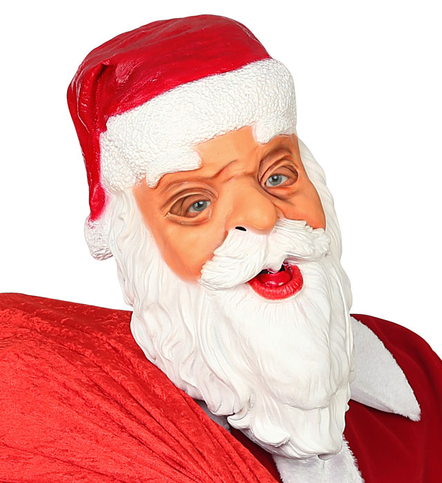 "MASQUE TÊTE ENTIÈRE PÈRE NOËL"