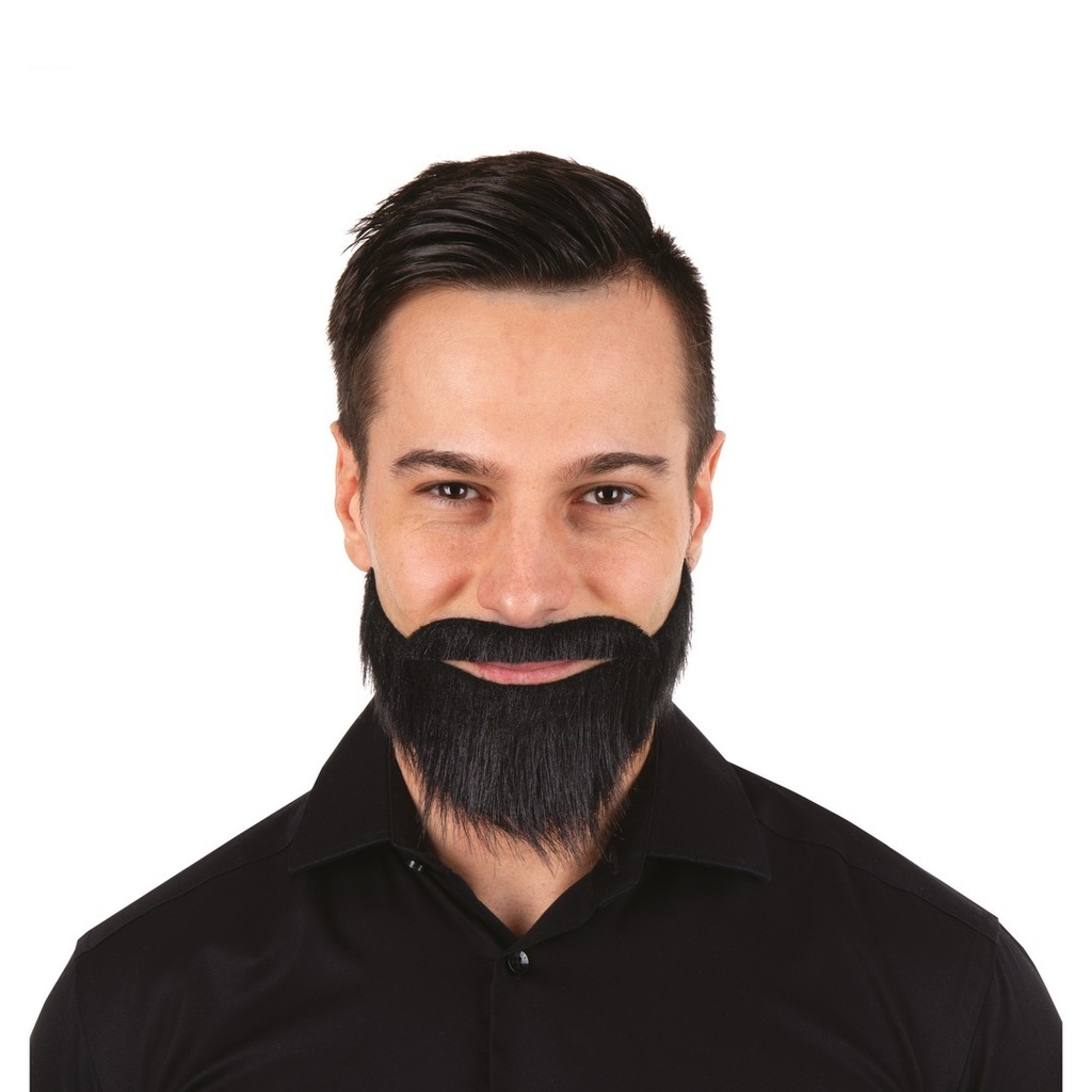 [PTC-89216] Moustache et barbe - noir