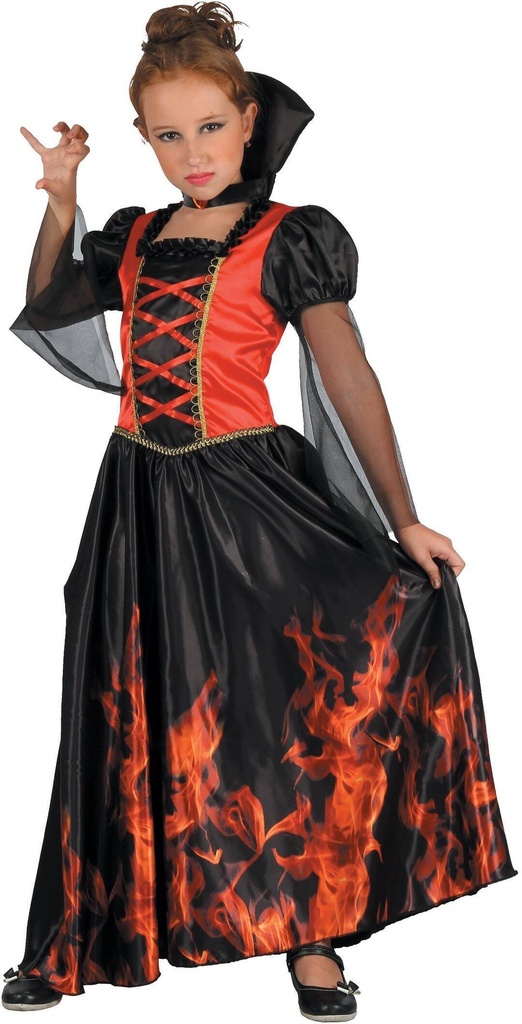 [PTC-91218] Costume vampiresse flamboyante - enfant (7-9 ans)