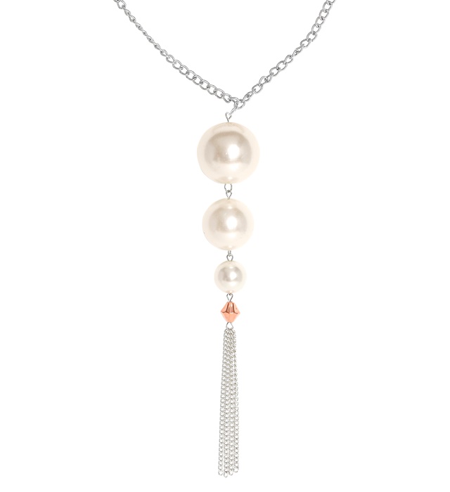[03353] "COLLIER PERLES ANNEES 20 RUGISSANTES"